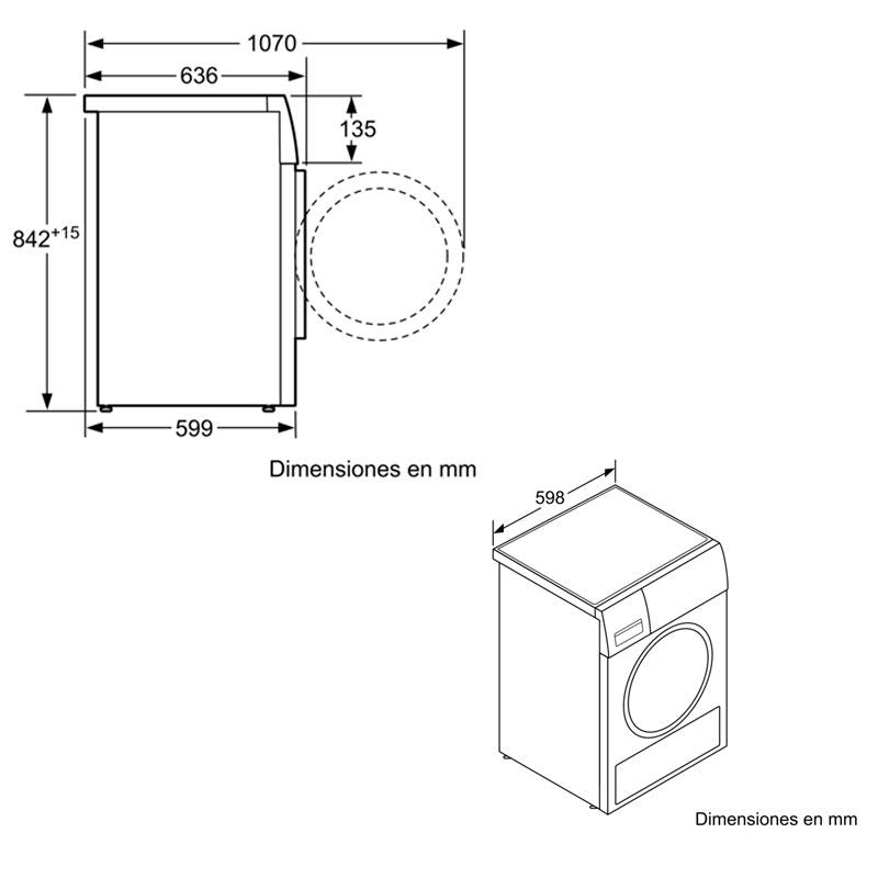 Secadora Siemens WT47URH1ES 8Kg (1)