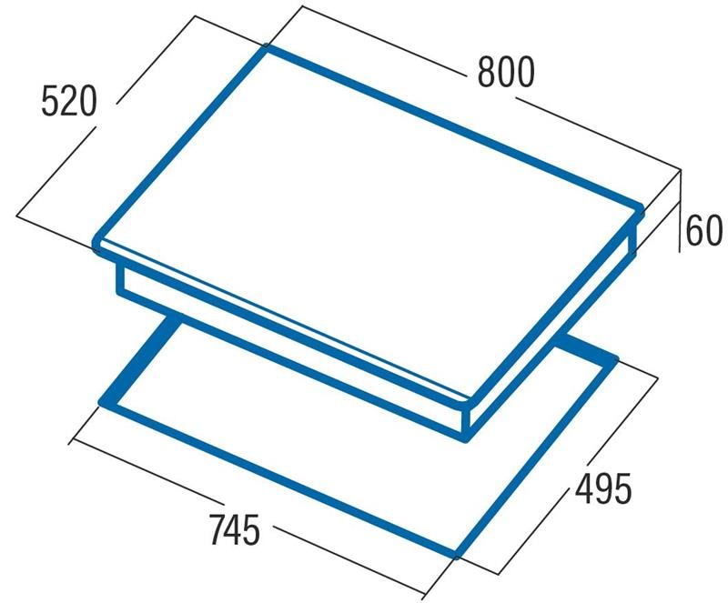 Placa inducción Cata IDF 8021 PRO BK 80 cm (1)