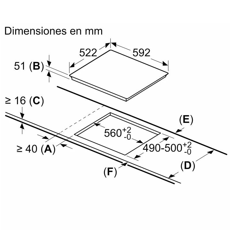 Placa inducción Balay 3EB861EN 60 cm (1)
