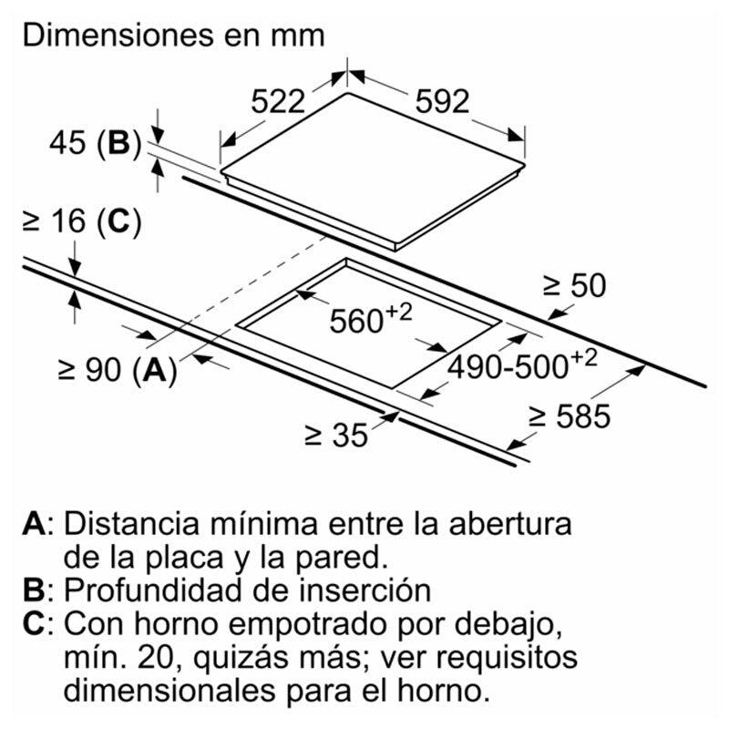Placa vitrocerámica Siemens ET63RBEA8E 60 cm (1)