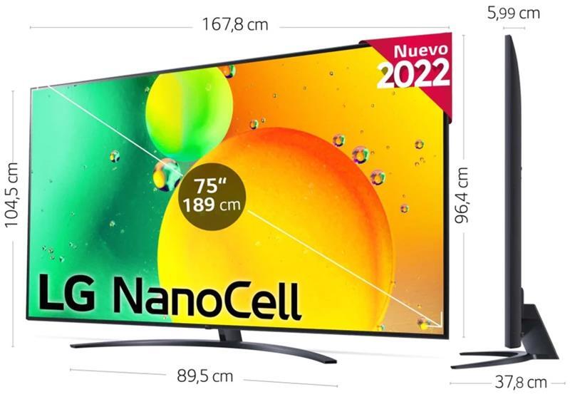 TV LG 75NANO766QA 4K NanoCell 75'' (1)