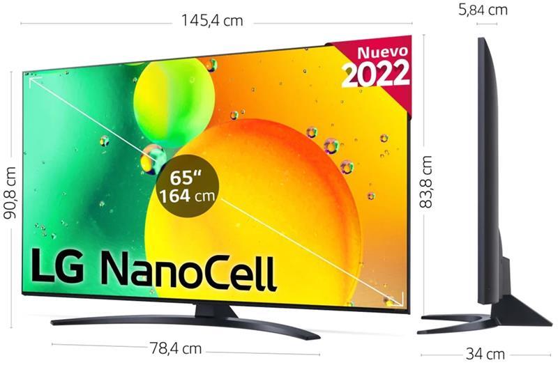 TV LG 65NANO766QA 4K NanoCell 65'' (1)