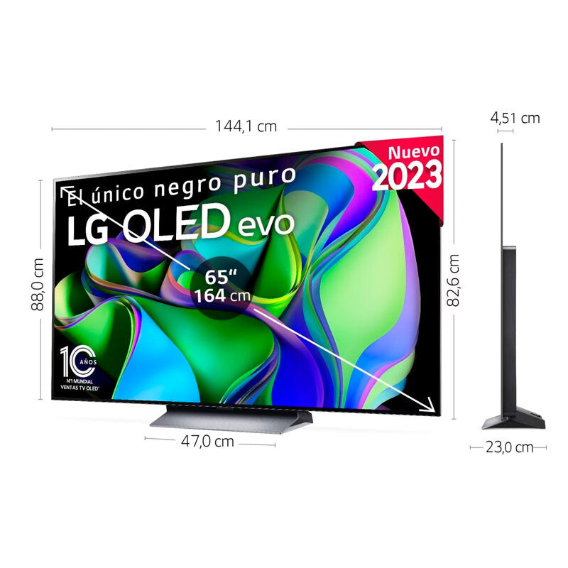 TV LG OLED65C34LA 4K 65'' (1)