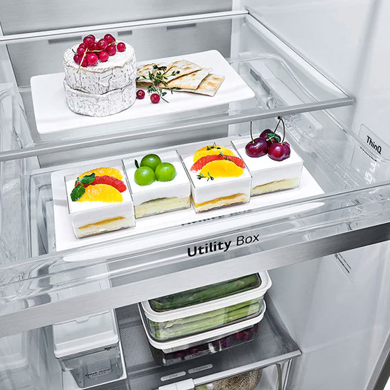 Frigorífico Americano LG GSLV91MBAD Inox (6)