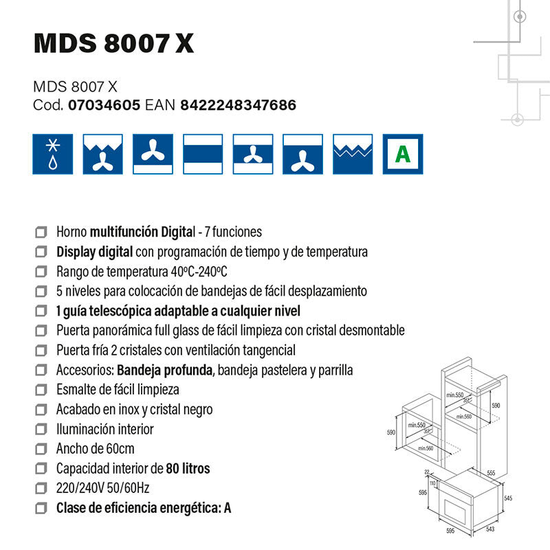 Horno Cata MDS8007X Inox (6)